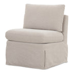 Fable Slipcover Dining Slipper Chair Beige