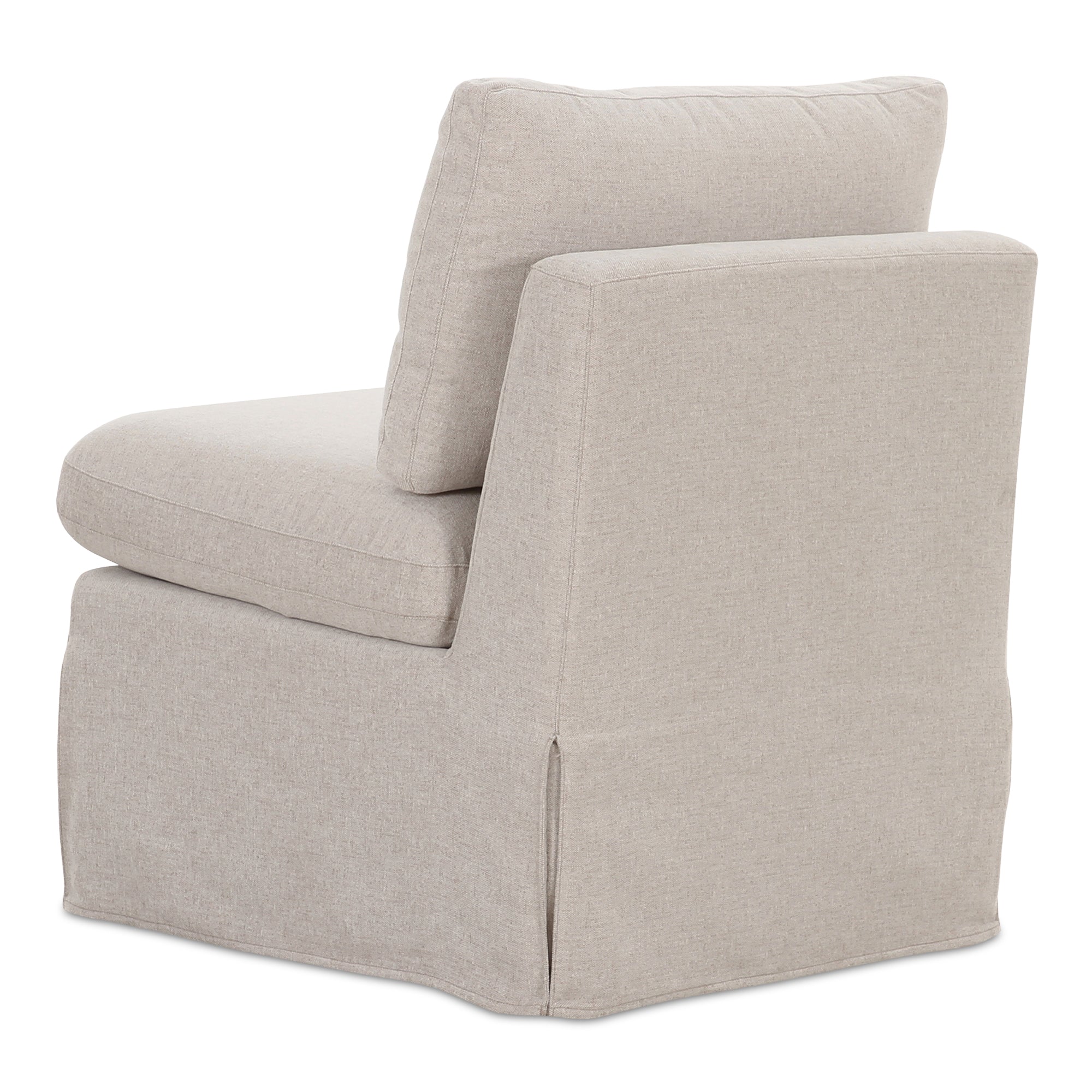 Fable Slipcover Dining Slipper Chair Beige