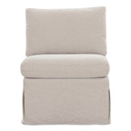 Fable Slipcover Dining Slipper Chair Beige