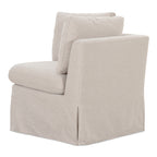 Fable Slipcover Dining Corner Chair Beige