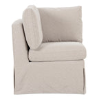 Fable Slipcover Dining Corner Chair Beige