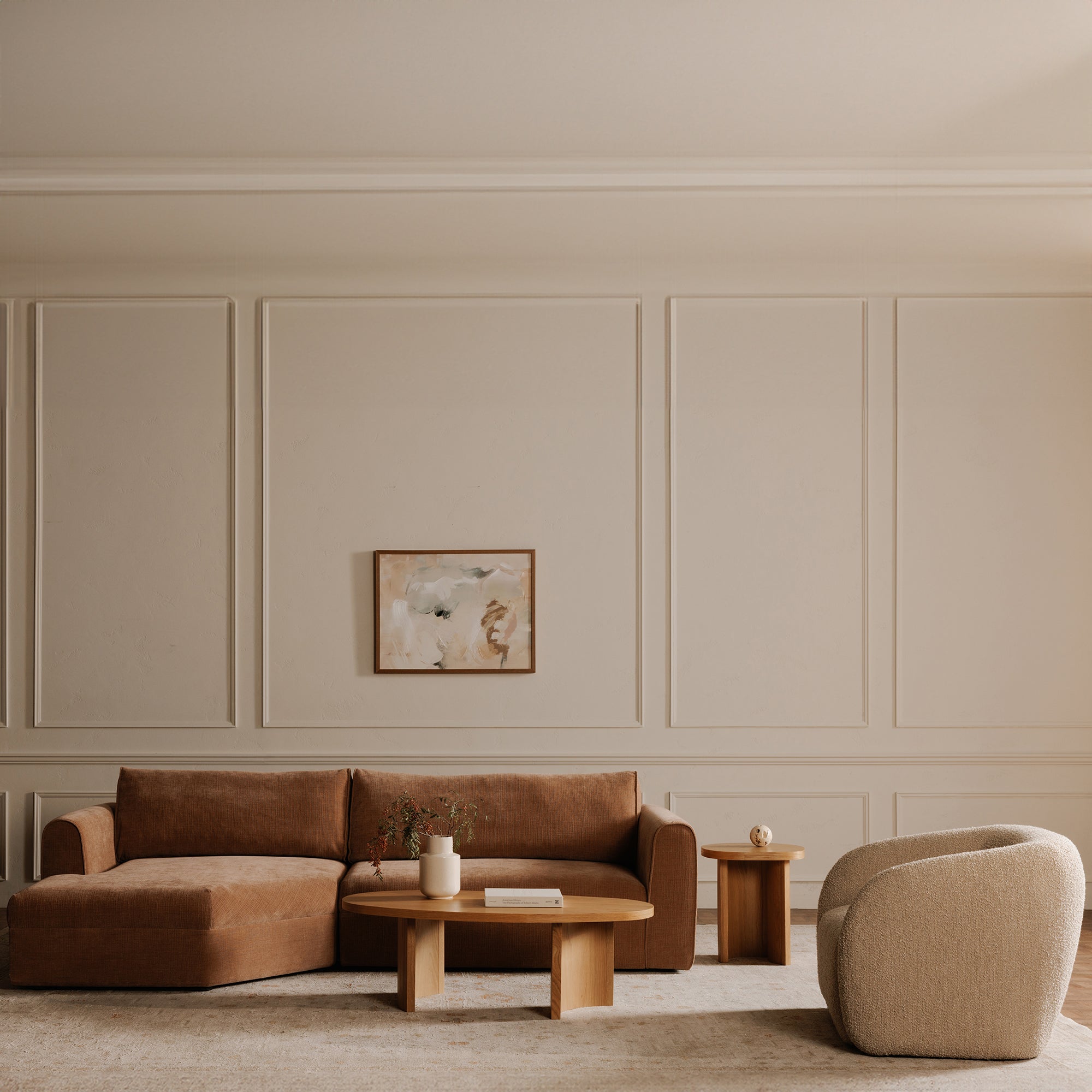 Madrid Right Sectional Heritage Pink