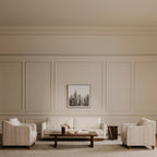 Hewitt Accent Chair Beige Stripe