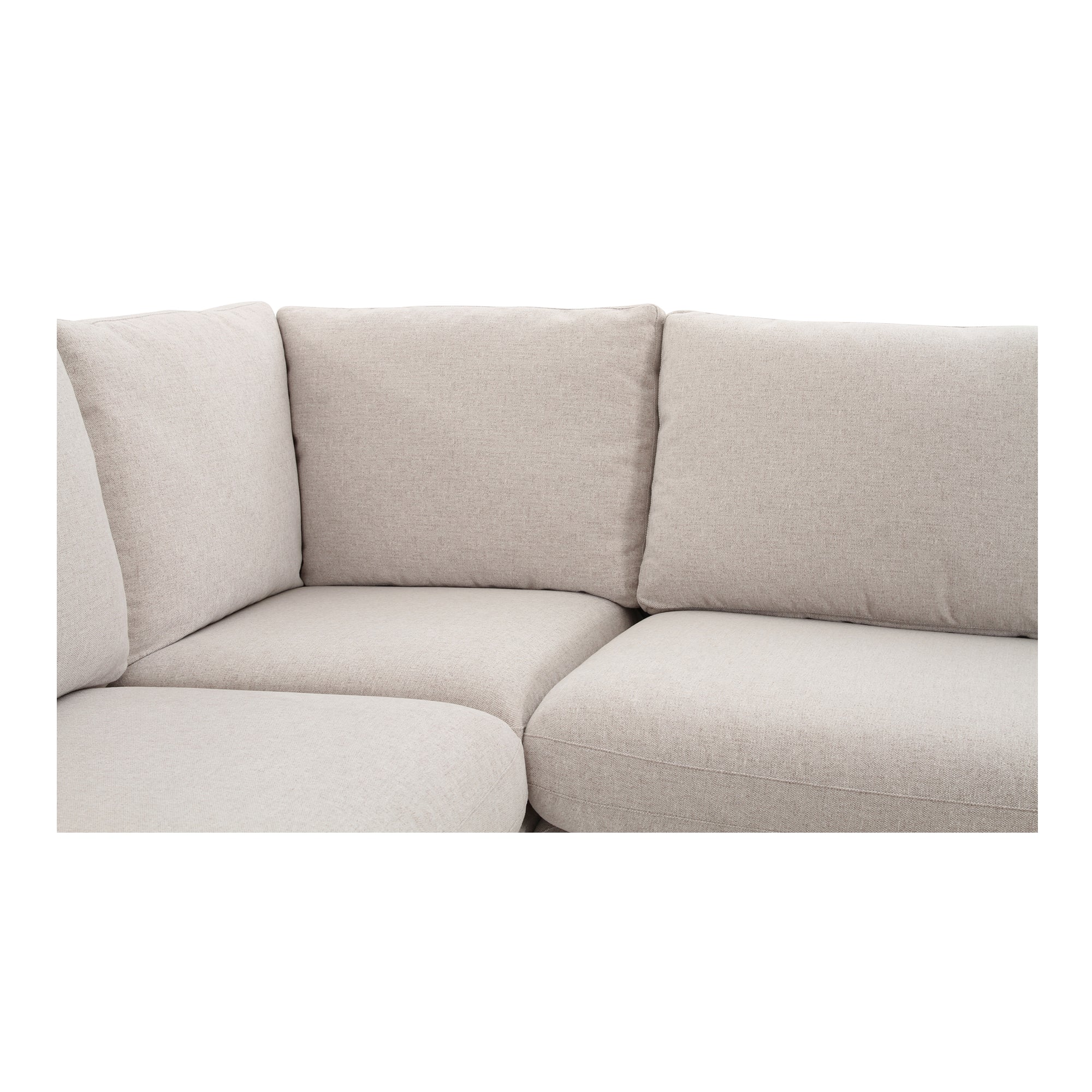 Fable Slipcover Dining Banquette U-Shape Beige 168 in.