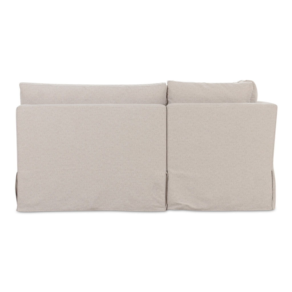 Fable Slipcover Dining Banquette U-Shape Beige 168 in.