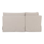 Fable Slipcover Dining Banquette U-Shape Beige 168 in.