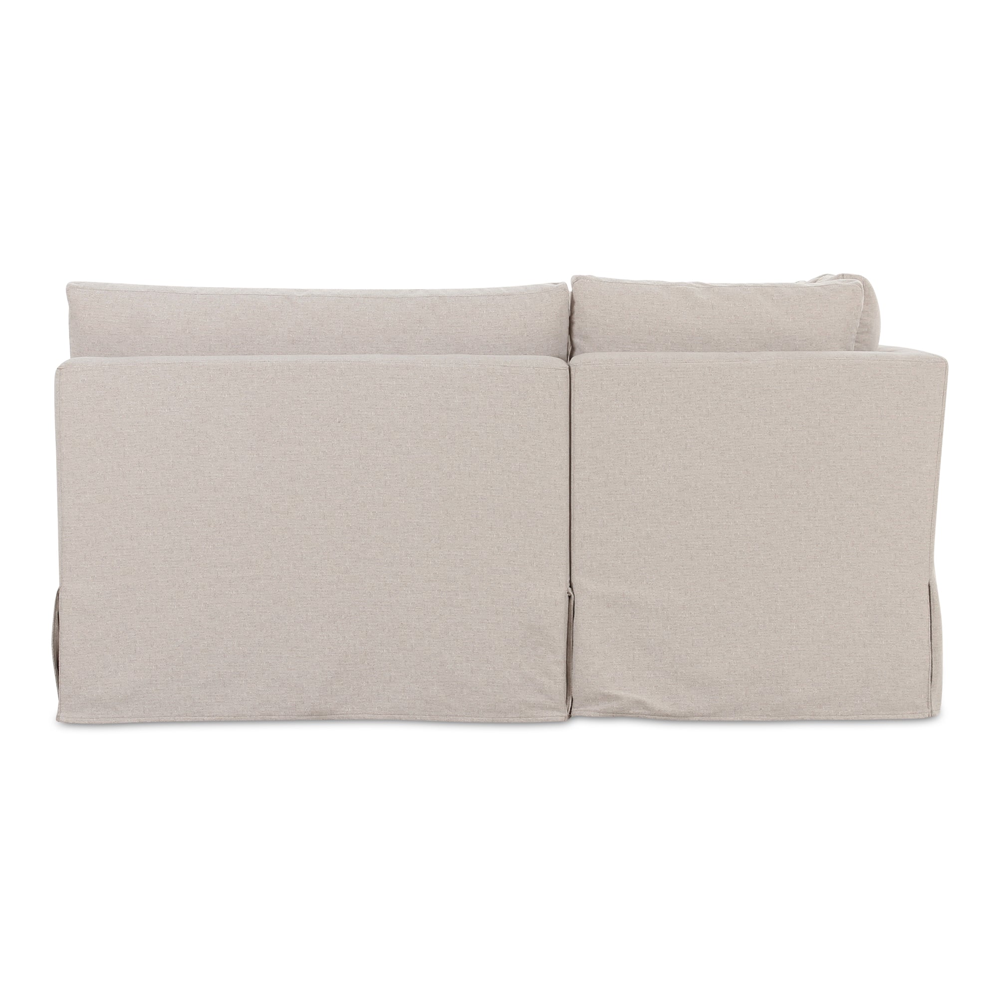 Fable Slipcover Dining Banquette U-Shape Beige 168 in.