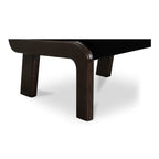 Edie Accent Chair Black Faux Mohair