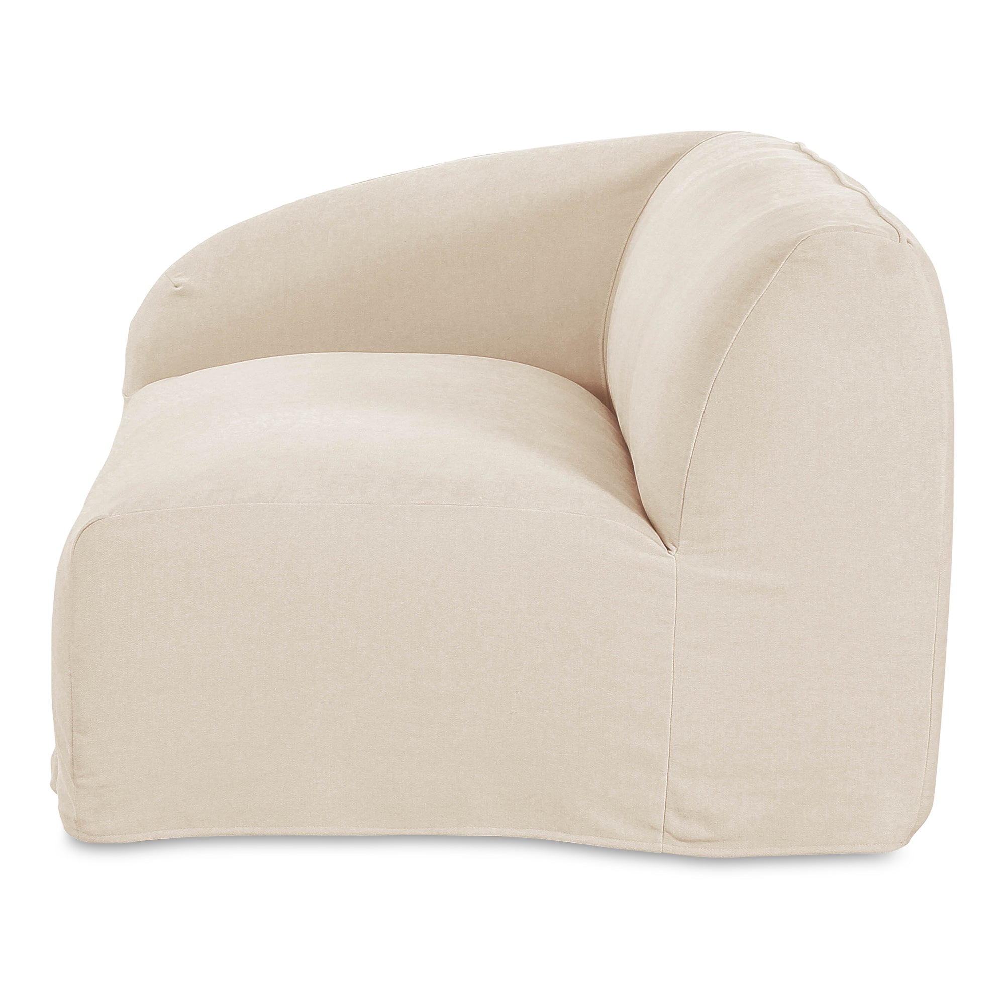 Isla Left Arm Facing Chair Beige
