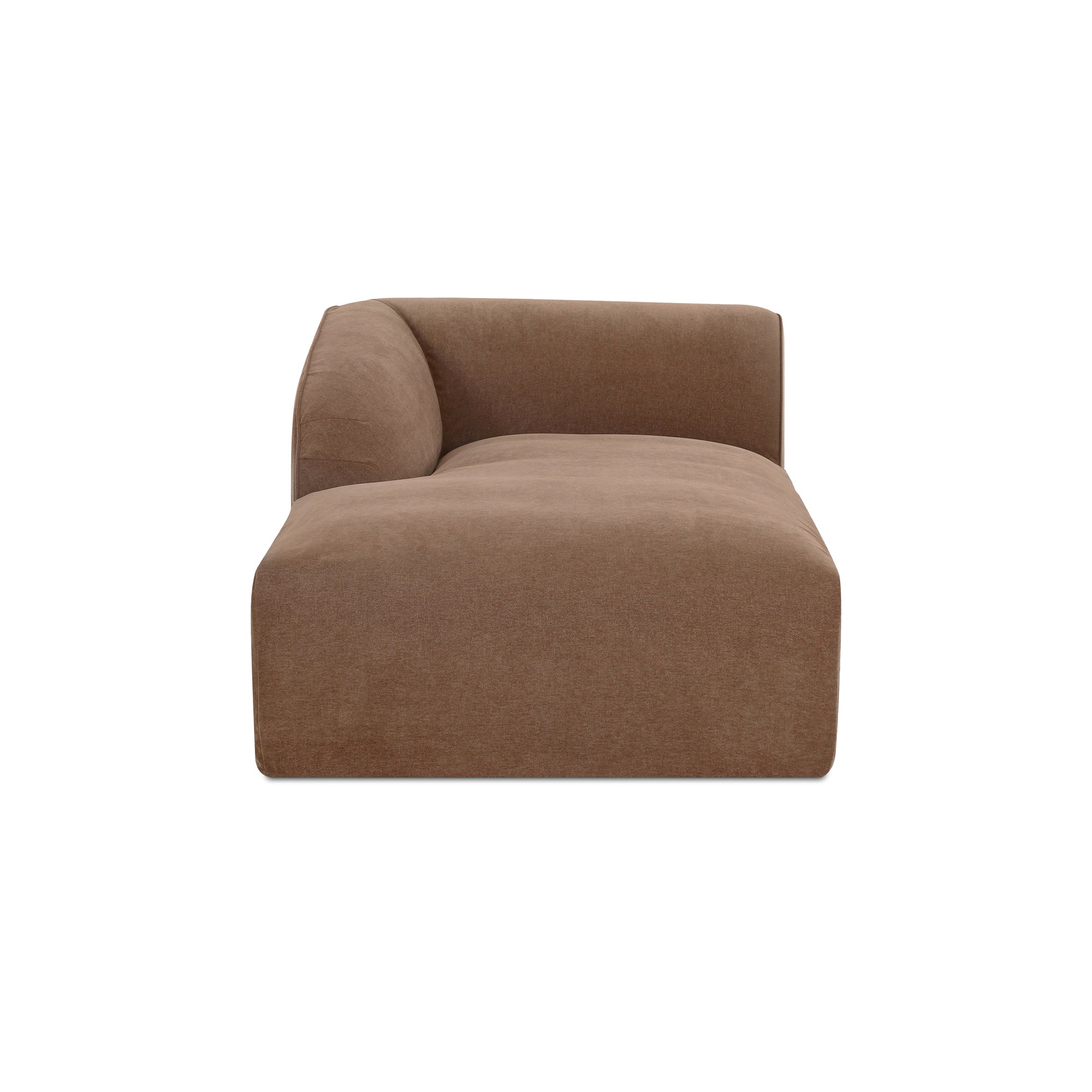 Isla Left Arm Facing Chaise Mocha