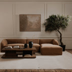 Isla Right Arm Facing Chaise Mocha