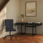 Roy Office Chair Black Leather