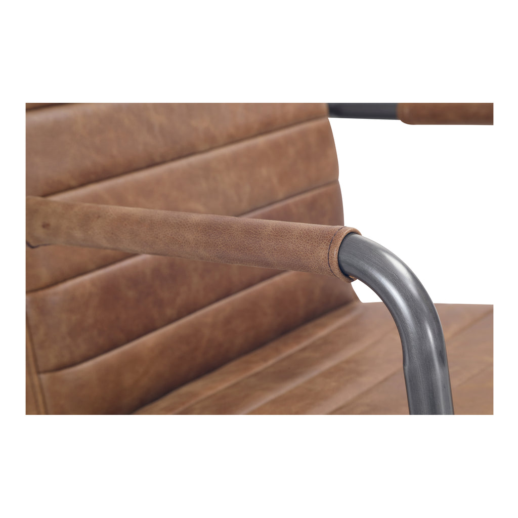 Roy Office Chair Open Road Brown Leather