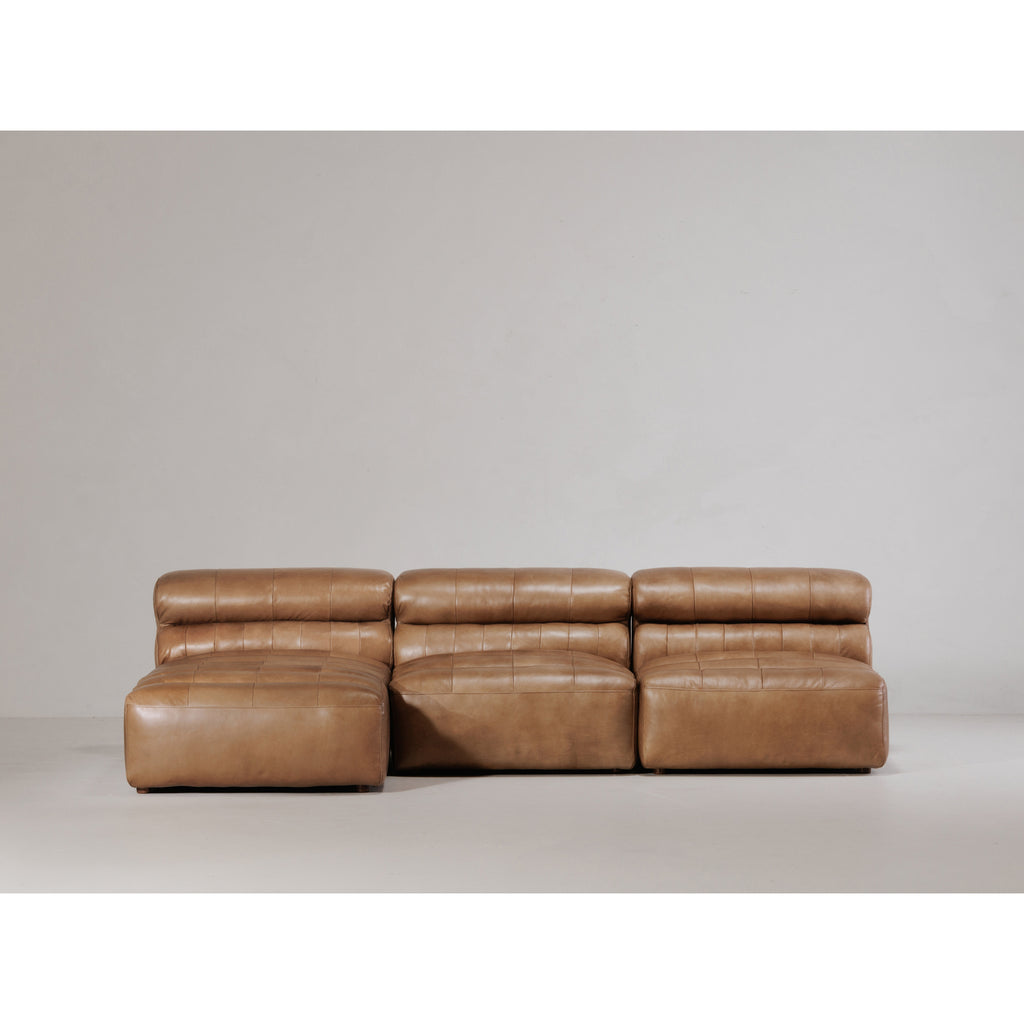 Ramsay Leather Slipper Chair Tan