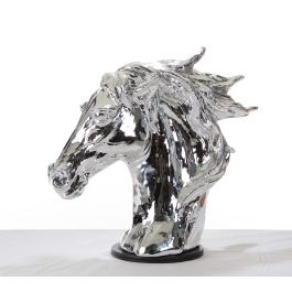 SZ0002 Modern Silver Horse Head Sculpture