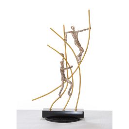 SZ0238 Modern Bronze Acrobats - Poles Sculpture