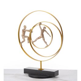 SZ0240 Modern Bronze Acrobats - Rings Sculpture