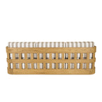 Adelaide Outdoor Sofa Brown Stripe