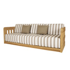 Adelaide Outdoor Sofa Brown Stripe