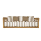 Adelaide Outdoor Sofa Brown Stripe