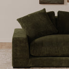 Plunge Sectional Dark Green