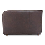 Form Corner Chair Espresso Brown Leather
