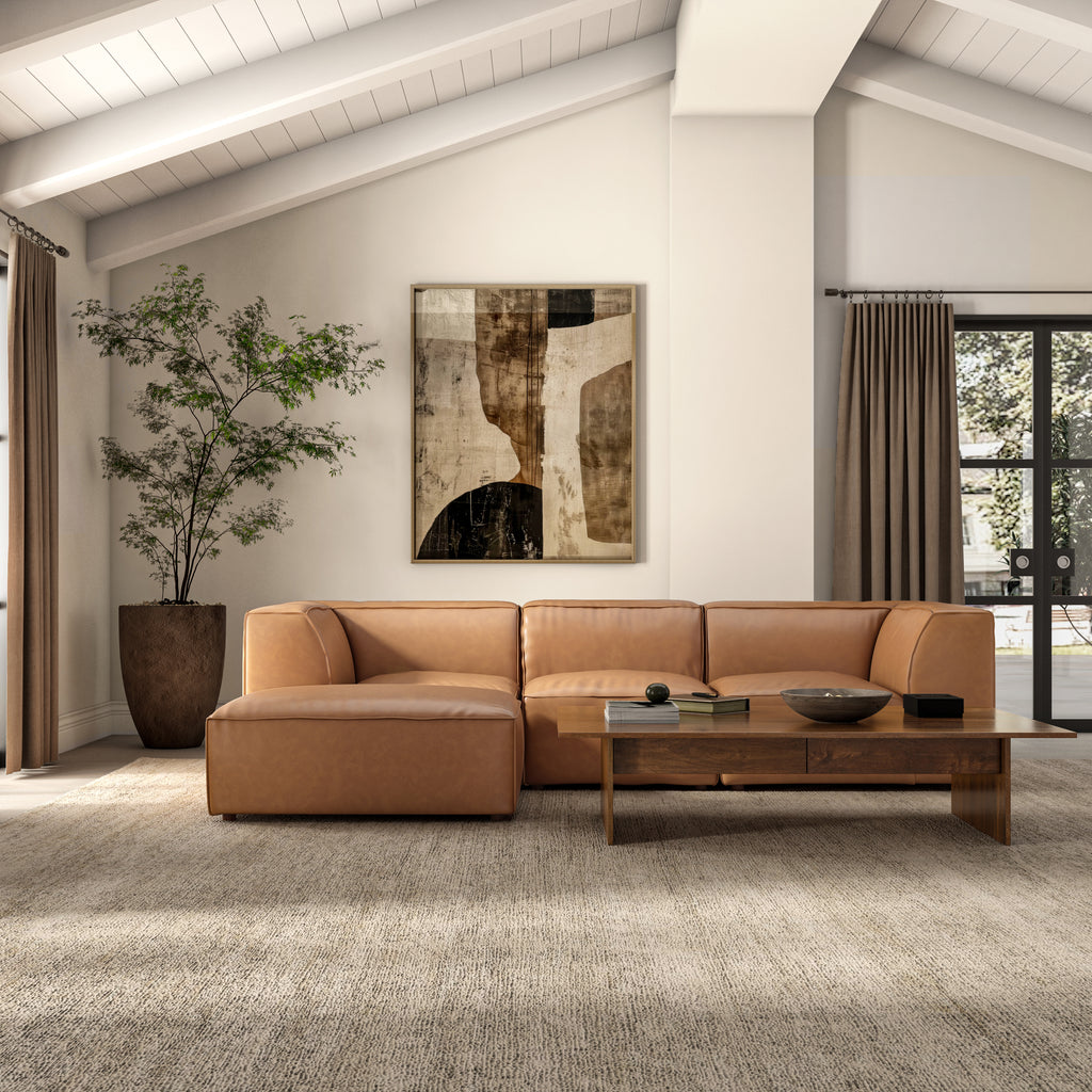 Form Corner Chair Sonoran Tan Leather