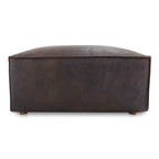 Form Ottoman Espresso Brown Leather