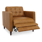 Bridgers Power Recliner Chair Tan Leather