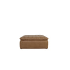 Lino Ottoman Tan Leather