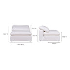 Clay Slipper Chair Cream White