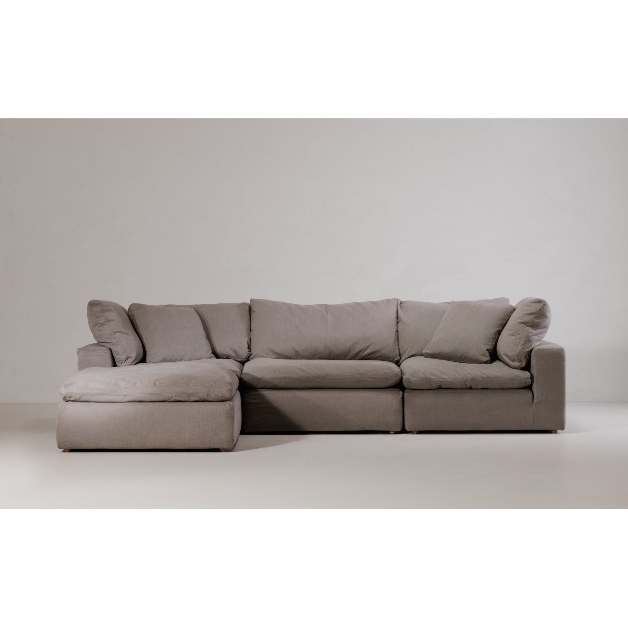 Terra Condo Lounge Modular Sectional Light Grey