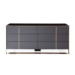 Cartier Modern Black & Rosegold Dresser