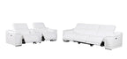 9762 Divanitalia 6-Piece Modular Power Reclining Sofa and Console Loveseat Set with 5 Power Recliners in Top Grain Italian Leather - White - SKU 9762-WHITE-6.5-HT - view 4
