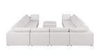 1100 Divanitalia 11-Piece U-Shaped Sectional Sofa in Top-grain Italian Leather
