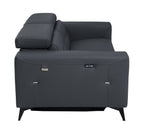 989 Divanitalia Power Reclining Sofa with Power Headrest in Top-grain Italian Leather