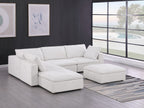 1100 Divanitalia 6-Piece Left Arm Facing 3-Seat Sectional Sofa - Top-grain Italian Leather