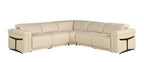 1126 Divanitalia 5-Piece L-Shaped Sectional Sofa in Top Grain Italian Leather with 3 Power Recliners & Power Headrests - Beige - SKU 1126-BEIGE-SEC-5PC-3PWR-SECTIONAL- GROUP - view 2