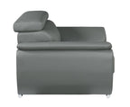 4571 Modern Genuine Leather Chair - Dark Grey - SKU 4571-CH-GREY - view 5