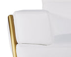 1111 Divanitalia 2-Piece Sofa Set with Adjustable Headrest in Top-grain Italian Leather - White - SKU 1111-WHITE-2PC - view 14