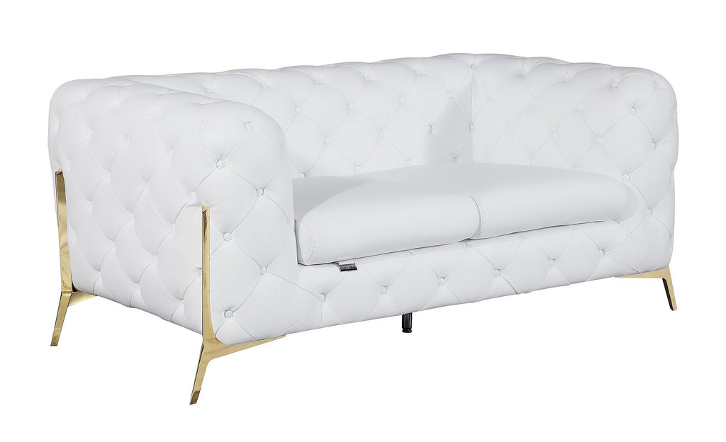 970 Divanitalia Loveseat in Top-grain Italian Leather