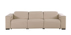 1208 Genuine Leather Triple Power Reclining Sofa