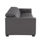1208 Genuine Leather Triple Power Reclining Sofa