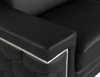 296 Modern Genuine Leather Chair - Black - SKU 296-BLACK-CH - view 7