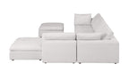 1100 Divanitalia 6-Piece Right Arm Facing 3-Seat Sectional Sofa - Top-grain Italian Leather