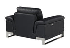 411 Divanitalia Chair in Top-grain Italian Leather