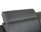 692 Divanitalia Sofa with Adjustable Headrest in Top-grain Italian Leather - Dark Grey - SKU 692-S-DARK GRAY - view 9