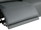 1126 Divanitalia Power Reclining Sofa in Top Grain Italian Leather with 2 Power Recliners & Power Headrests