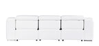 1116 Divanitalia 3-Piece Modular Power Reclining Sofa in Top Grain Italian Leather with 3 Power Recliners & Power Headrests
