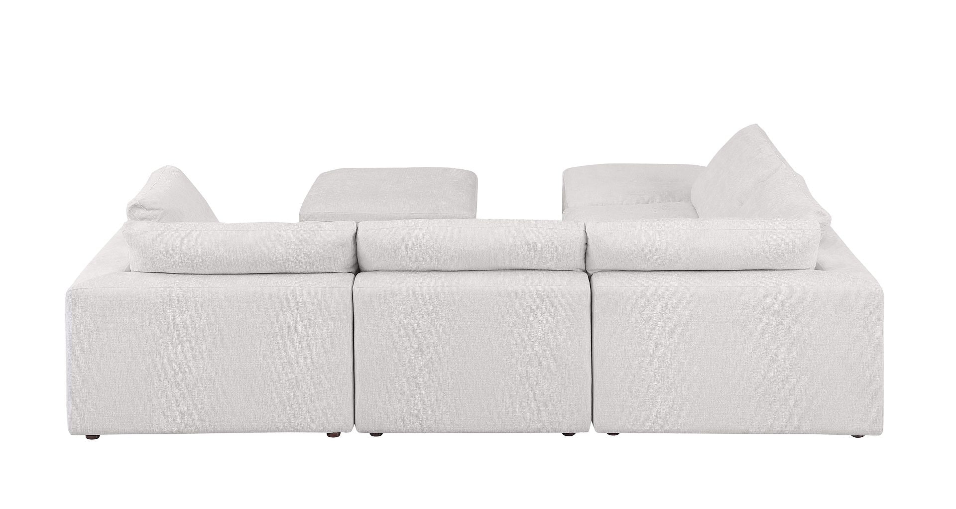 1100 Divanitalia 6-Piece Left Arm Facing 3-Seat Sectional Sofa - Top-grain Italian Leather